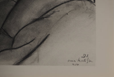 Henri MATISSE : Jeune femme allongée, Lithographie originale (photo de détail 2) - Crédit photo : Galerie Art.Paris