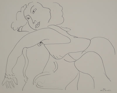 Henri MATISSE : Femme attendant son amant, Lithographie originale (photo de détail 3) - Crédit photo : Galerie Art.Paris