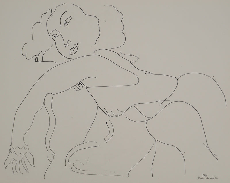 Henri MATISSE : Femme attendant son amant, Lithographie originale (photo de détail 3) - Crédit photo : Galerie Art.Paris