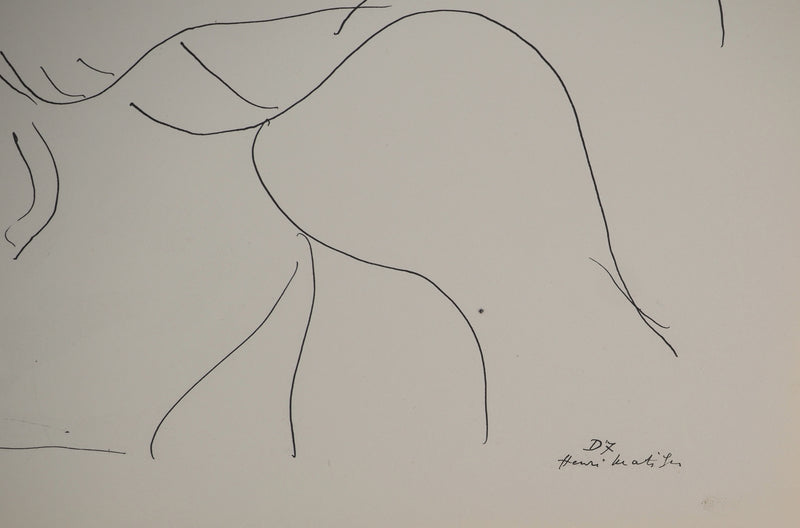 Henri MATISSE : Femme attendant son amant, Lithographie originale (photo de détail 2) - Crédit photo : Galerie Art.Paris