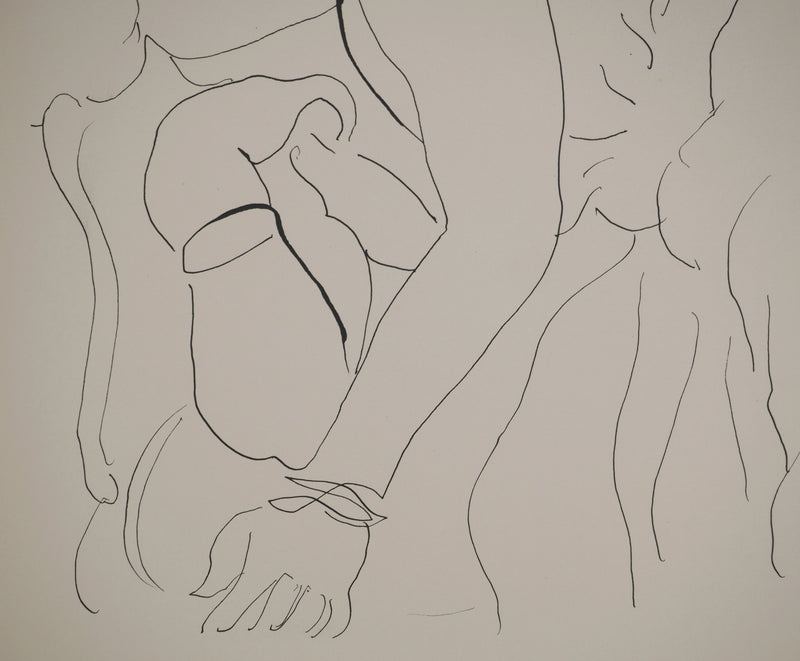 Henri MATISSE : Jeune fille au canapé, Lithographie originale (photo de détail 5) - Crédit photo : Galerie Art.Paris