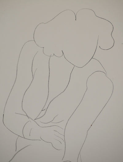 Henri MATISSE : Croquis à la cigarette, Lithographie originale (photo de détail 4) - Crédit photo : Galerie Art.Paris