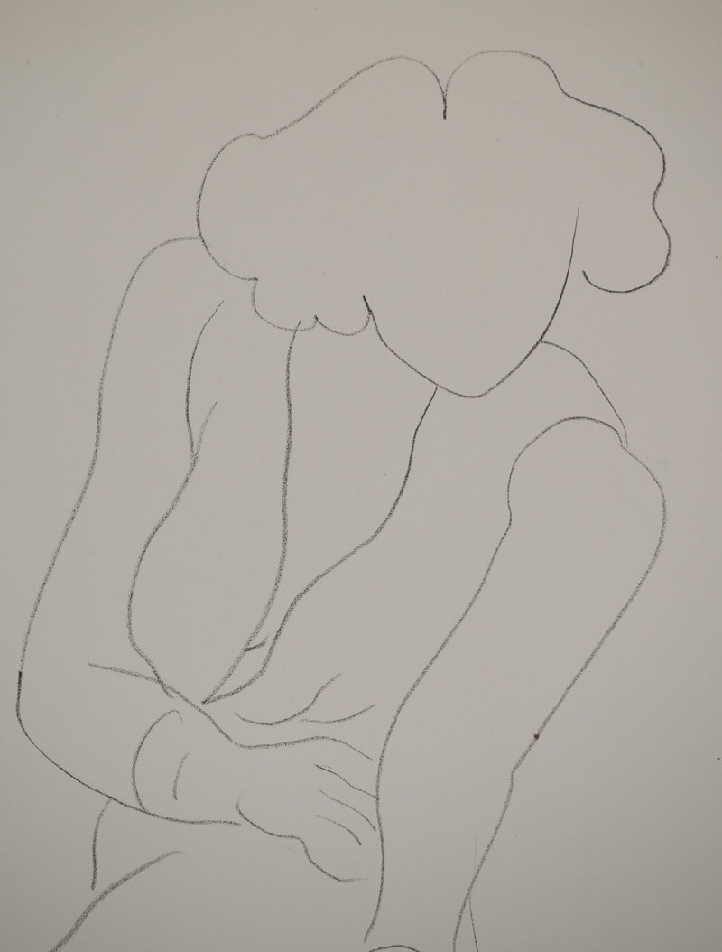 Henri MATISSE : Croquis à la cigarette, Lithographie originale (photo de détail 4) - Crédit photo : Galerie Art.Paris