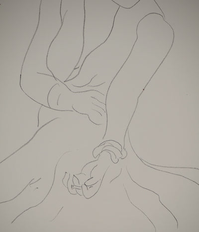 Henri MATISSE : Croquis à la cigarette, Lithographie originale (photo de détail 5) - Crédit photo : Galerie Art.Paris