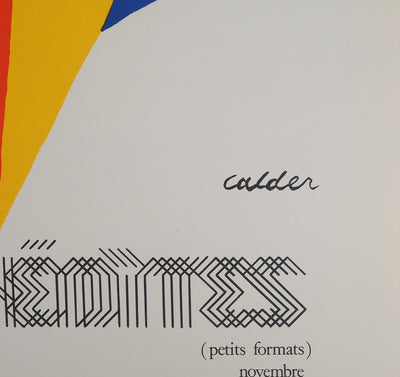 Alexander CALDER: Sala Gaspar, Original-Lithografie-Plakat