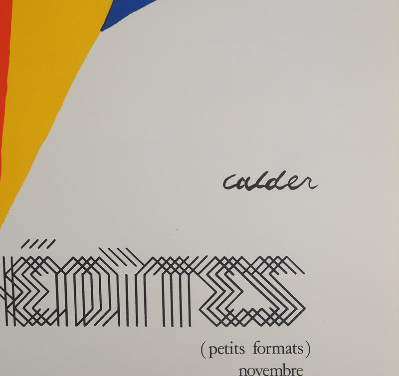 Alexander CALDER: Sala Gaspar, Original-Lithografie-Plakat