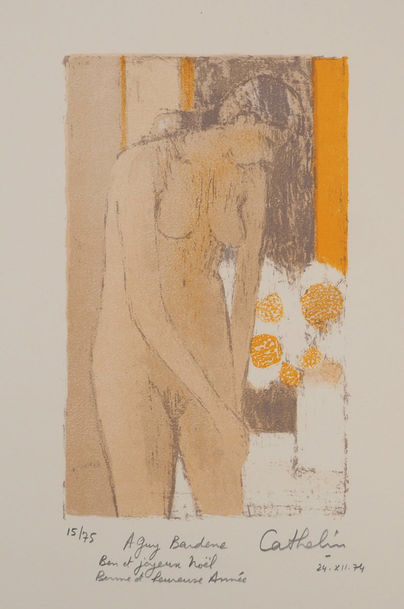 Bernard CATHELIN: Homage to the Drôme, Original signed color lithograph