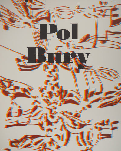 Pol BURY : Sculptures à cordes, Affiche en lithographie originale