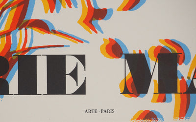 Pol BURY : Sculptures à cordes, Affiche en lithographie originale