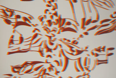 Pol BURY : Sculptures à cordes, Affiche en lithographie originale