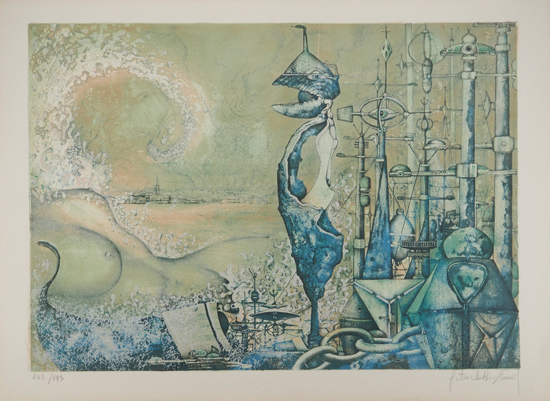 Patrick BRISSAUD : L’alchimiste en couleur, Lithographie originale signée
