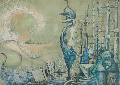 Patrick BRISSAUD : L’alchimiste en couleur, Lithographie originale signée