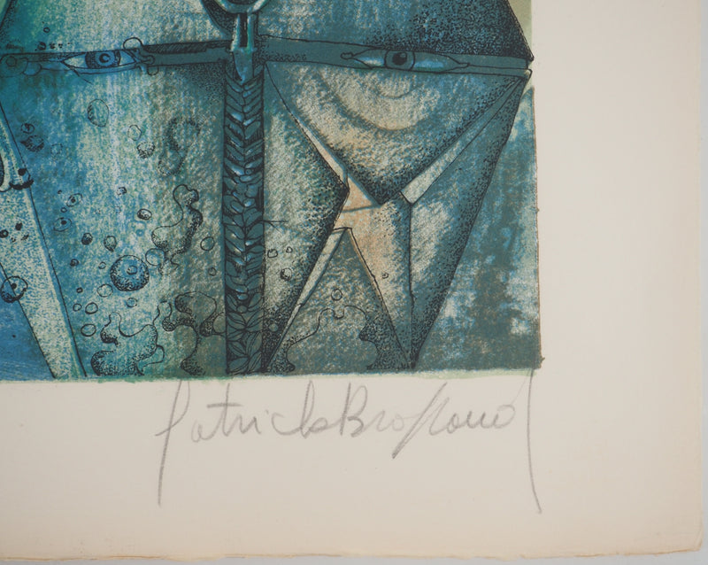 Patrick BRISSAUD : L’alchimiste en couleur, Lithographie originale signée