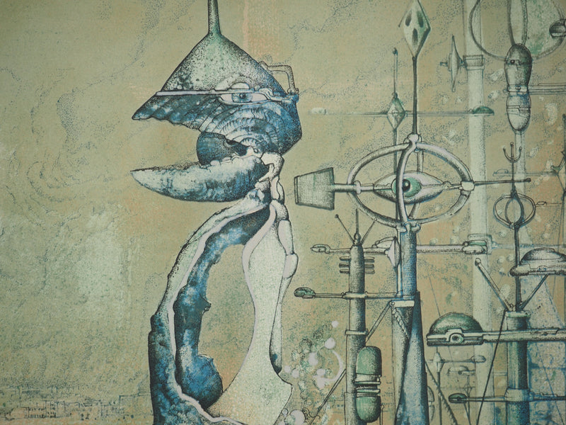 Patrick BRISSAUD : L’alchimiste en couleur, Lithographie originale signée