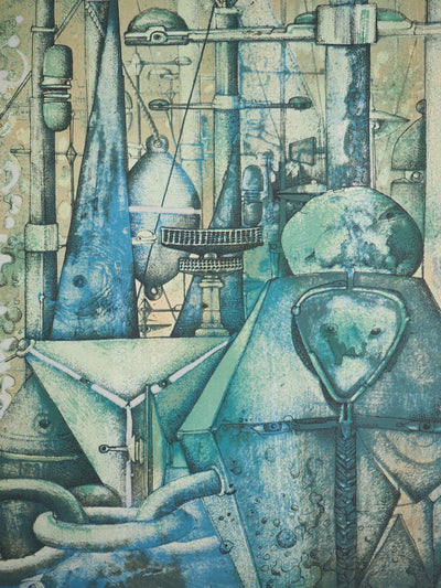 Patrick BRISSAUD : L’alchimiste en couleur, Lithographie originale signée