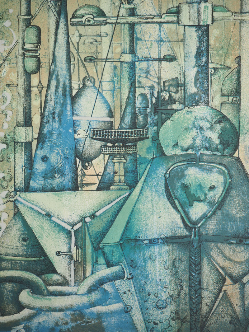 Patrick BRISSAUD : L’alchimiste en couleur, Lithographie originale signée