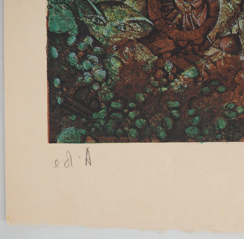 Patrick BRISSAUD : Chebika, Lithographie originale signée