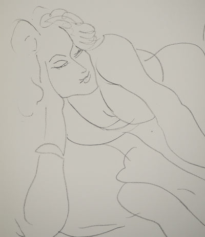 Henri MATISSE : Femme au fauteuil, Lithographie originale (photo de détail 4) - Crédit photo : Galerie Art.Paris