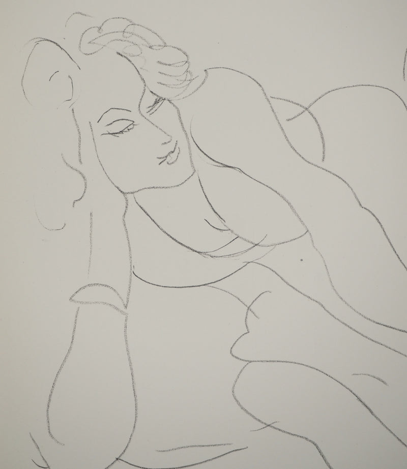 Henri MATISSE : Femme au fauteuil, Lithographie originale (photo de détail 4) - Crédit photo : Galerie Art.Paris