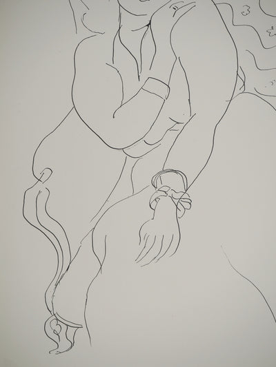 Henri MATISSE : Jeune femme pudique, Lithographie originale (photo de détail 3) - Crédit photo : Galerie Art.Paris