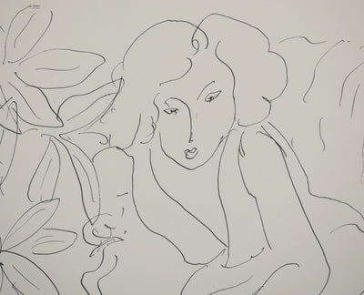 Henri MATISSE : Au salon de thé, Lithographie originale (photo de détail 4) - Crédit photo : Galerie Art.Paris