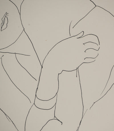 Henri MATISSE : Jeune timide aux bras croisés, Lithographie originale (photo de détail 5) - Crédit photo : Galerie Art.Paris