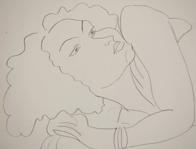 Henri MATISSE : Femme au repos, Lithographie originale (photo de détail 4) - Crédit photo : Galerie Art.Paris