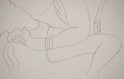 Henri MATISSE : Femme au repos, Lithographie originale (photo de détail 5) - Crédit photo : Galerie Art.Paris