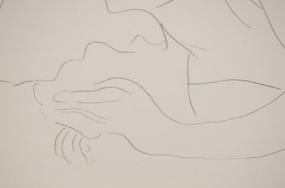 Henri MATISSE : Femme sur canapé, Lithographie originale (photo de détail 5) - Crédit photo : Galerie Art.Paris