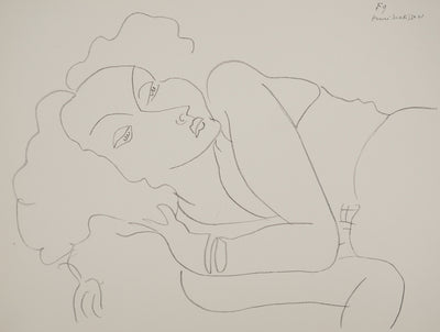 Henri MATISSE : Femme contrariée, Lithographie originale (photo de détail 3) - Crédit photo : Galerie Art.Paris