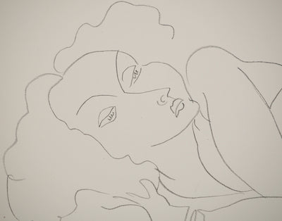 Henri MATISSE : Femme contrariée, Lithographie originale (photo de détail 4) - Crédit photo : Galerie Art.Paris