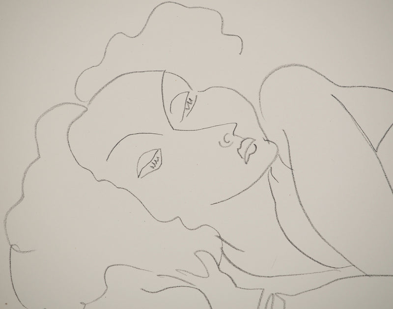 Henri MATISSE : Femme contrariée, Lithographie originale (photo de détail 4) - Crédit photo : Galerie Art.Paris