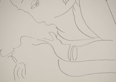 Henri MATISSE : Femme contrariée, Lithographie originale (photo de détail 5) - Crédit photo : Galerie Art.Paris