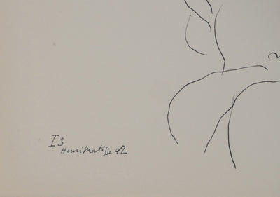 Henri MATISSE : Jeune mariée au voile, Lithographie originale (photo de détail 2) - Crédit photo : Galerie Art.Paris