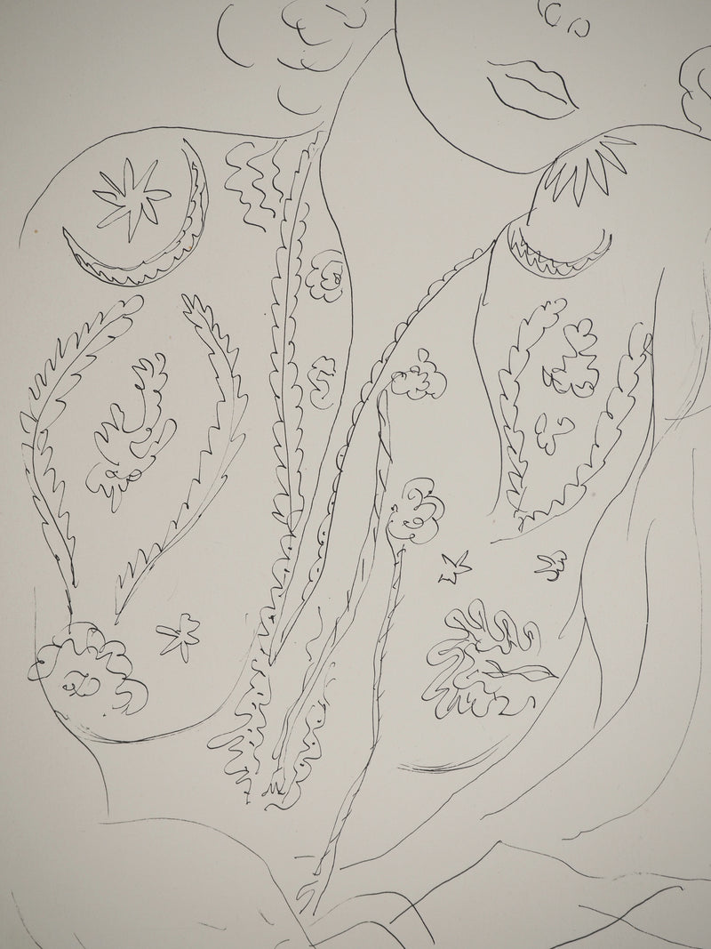 Henri MATISSE : Jeune fille à la blouse, Lithographie originale (photo de détail 5) - Crédit photo : Galerie Art.Paris