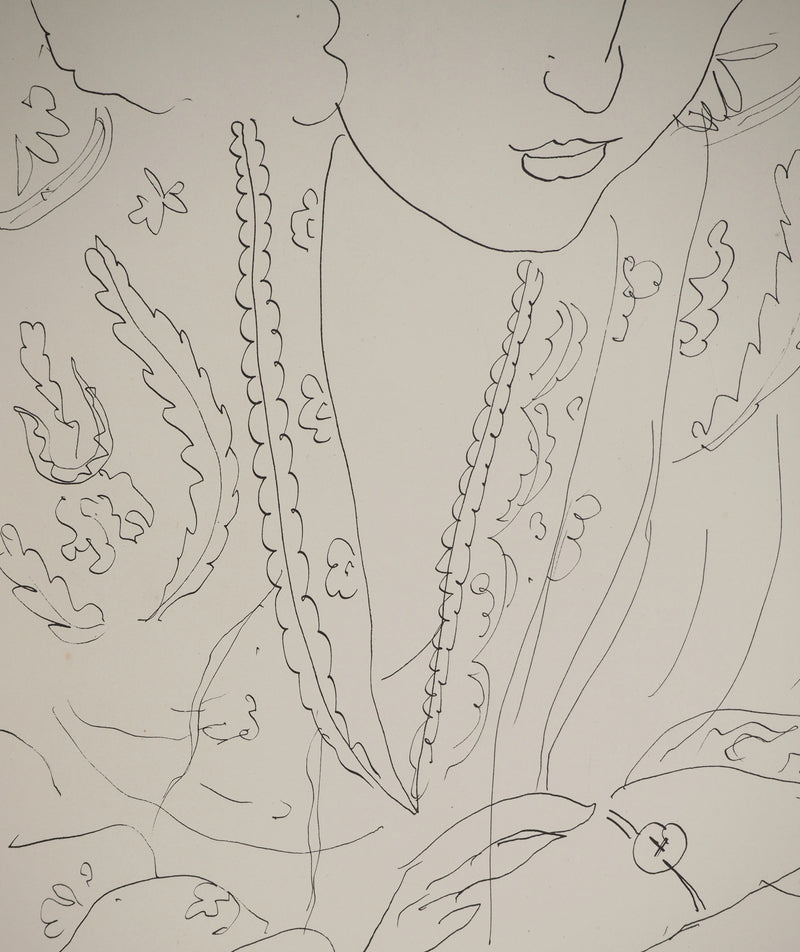 Henri MATISSE : Femme regardant sa montre, Lithographie originale (photo de détail 5) - Crédit photo : Galerie Art.Paris