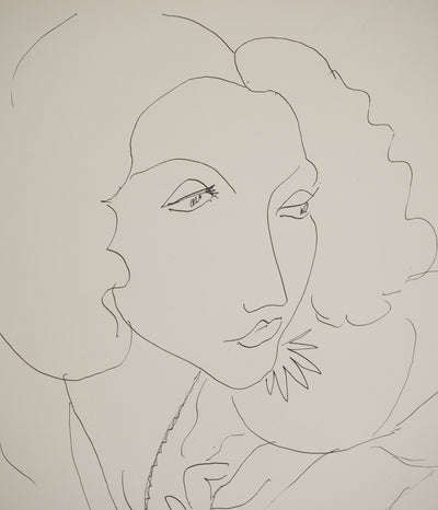 Henri MATISSE : L'attente amoureuse, Lithographie originale (photo de détail 4) - Crédit photo : Galerie Art.Paris