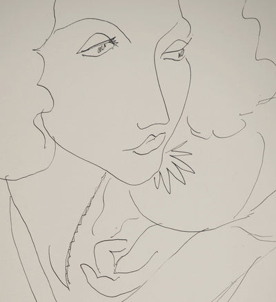 Henri MATISSE : L'attente amoureuse, Lithographie originale (photo de détail 5) - Crédit photo : Galerie Art.Paris