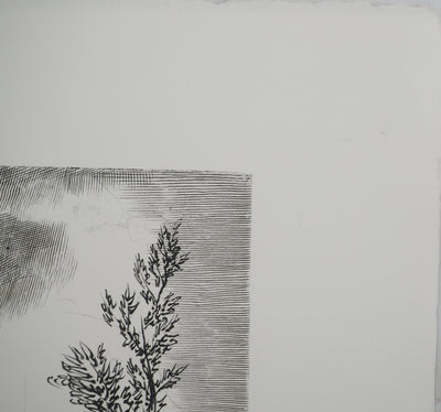 Albert DECARIS : Demeter déesse de la moisson, Gravure originale signée