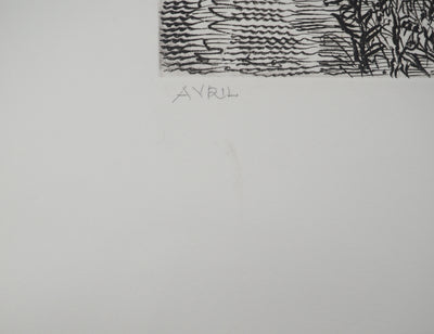 Albert DECARIS : Demeter déesse de la moisson, Gravure originale signée