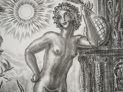 Albert DECARIS : Fécondité solaire, Gravure originale signée