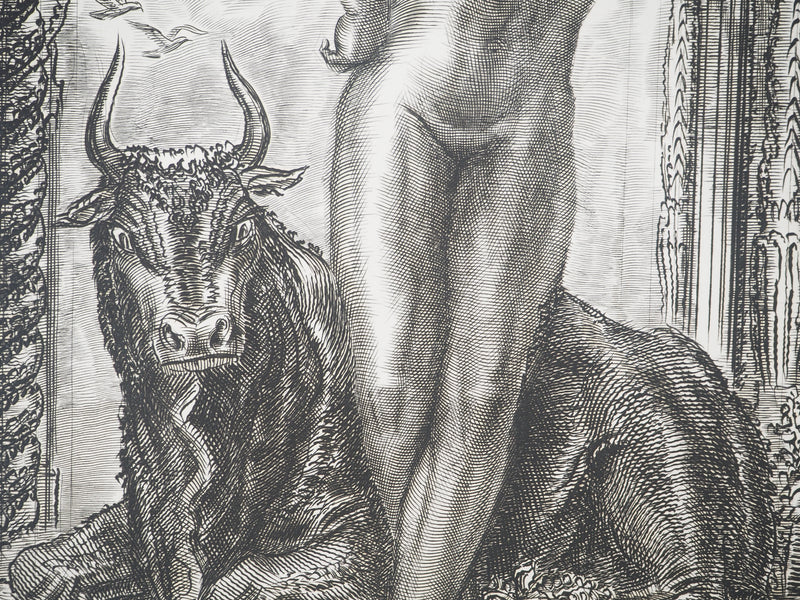 Albert DECARIS : Fécondité solaire, Gravure originale signée
