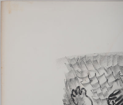 Raoul DUFY: Woman with a whimsical hat, Original lithograph