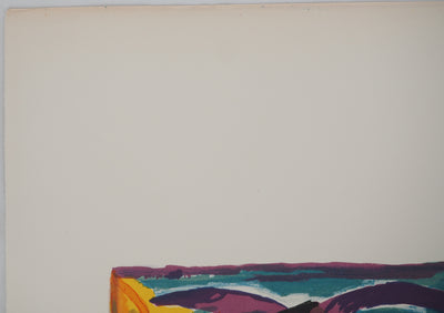 BTIna François DESNOYER: Les Saintes Maries, 1965, Original Signed Lithograph
