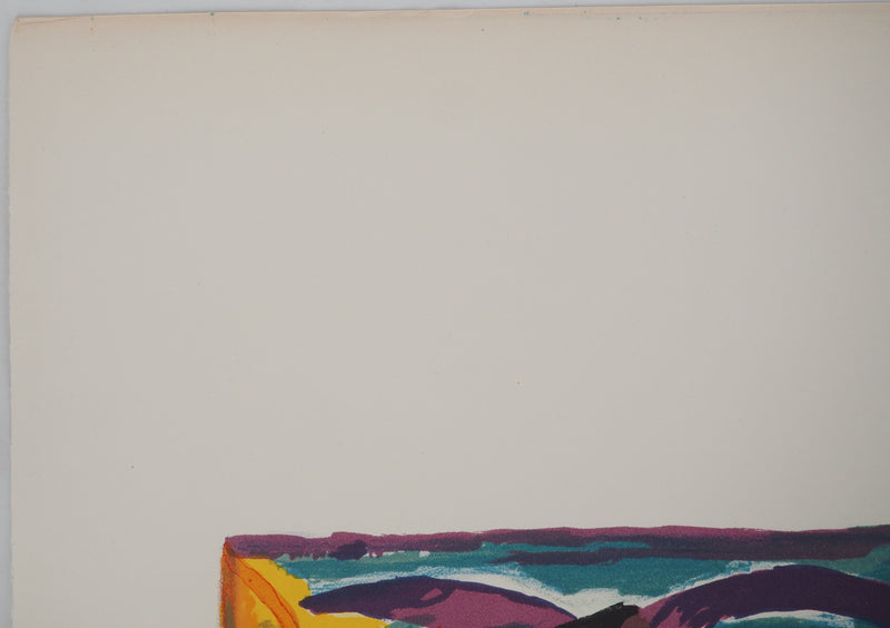 BTIna François DESNOYER: Les Saintes Maries, 1965, Original Signed Lithograph