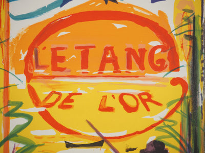 BTIna François DESNOYER: Les Saintes Maries, 1965, Original Signed Lithograph