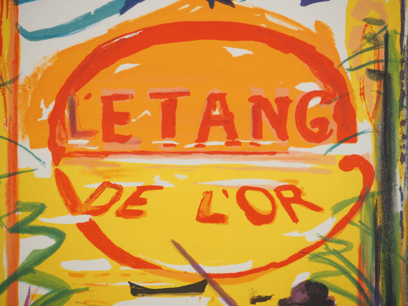 BTIna François DESNOYER: Les Saintes Maries, 1965, Original Signed Lithograph