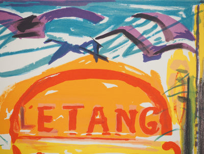 BTIna François DESNOYER: Les Saintes Maries, 1965, Original Signed Lithograph