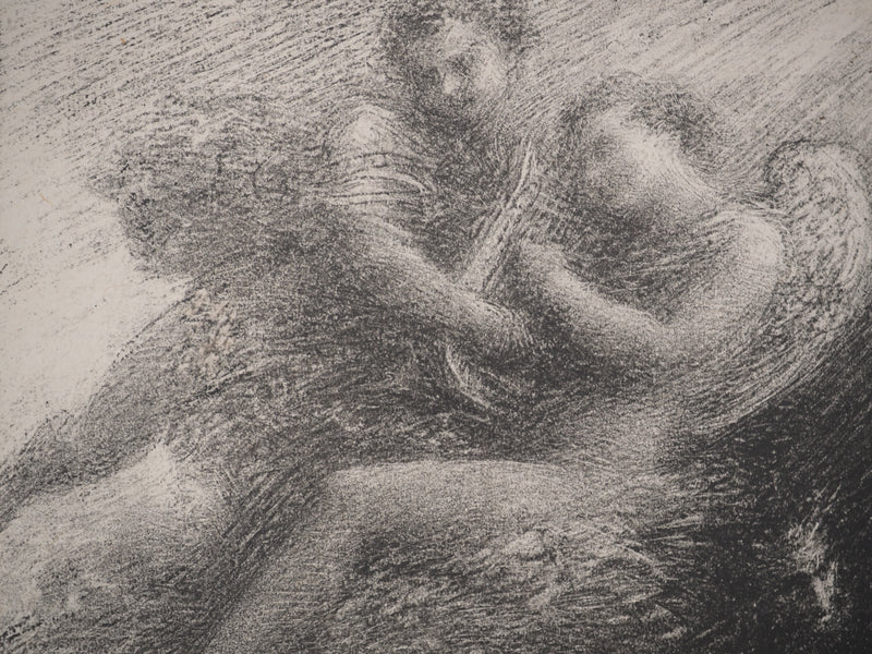 Henri FANTIN LATOUR: The Angel, Immortality, Original signed lithograph