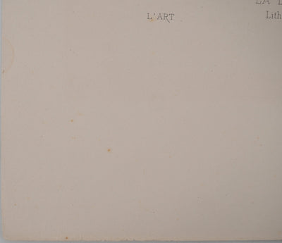 Henri FANTIN LATOUR: The Angel, Immortality, Original signed lithograph